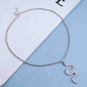 Silver Snake Necklace
